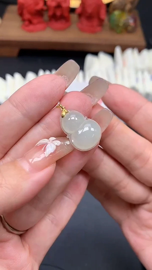 【闪购商品】翡翠吊坠(不含链)18K金镶嵌MS150224