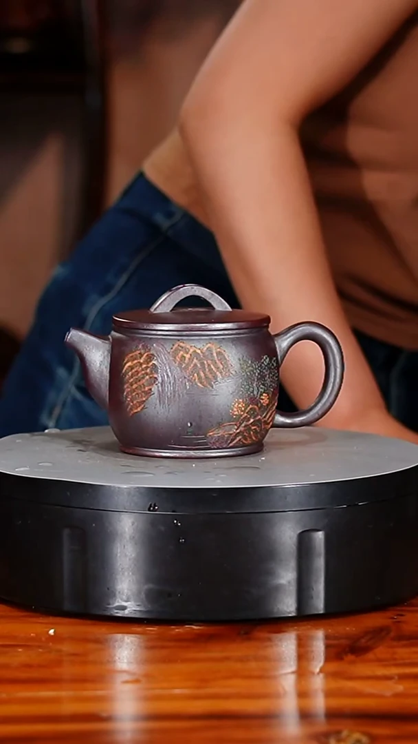 宜兴原矿紫砂壶茶壶220C