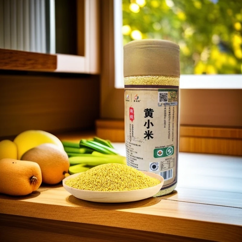 甘肃特产 黍佬大油小米杂粮新米黄米粥孕妇老人月子米杂粮400g