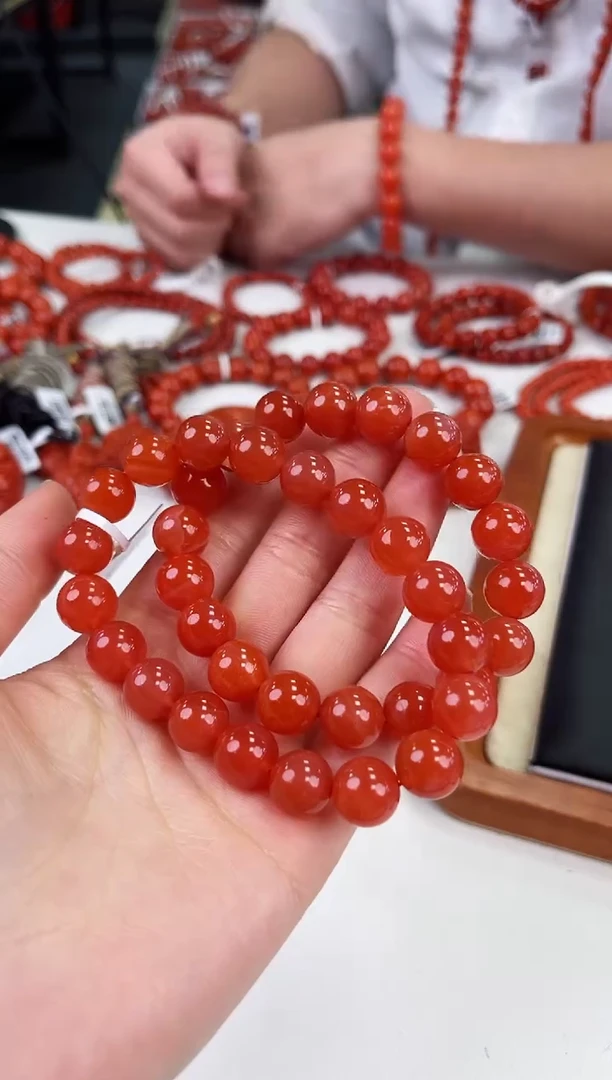【闪购商品】南红玛瑙冰红手串11+未镶嵌（多样式发其一）