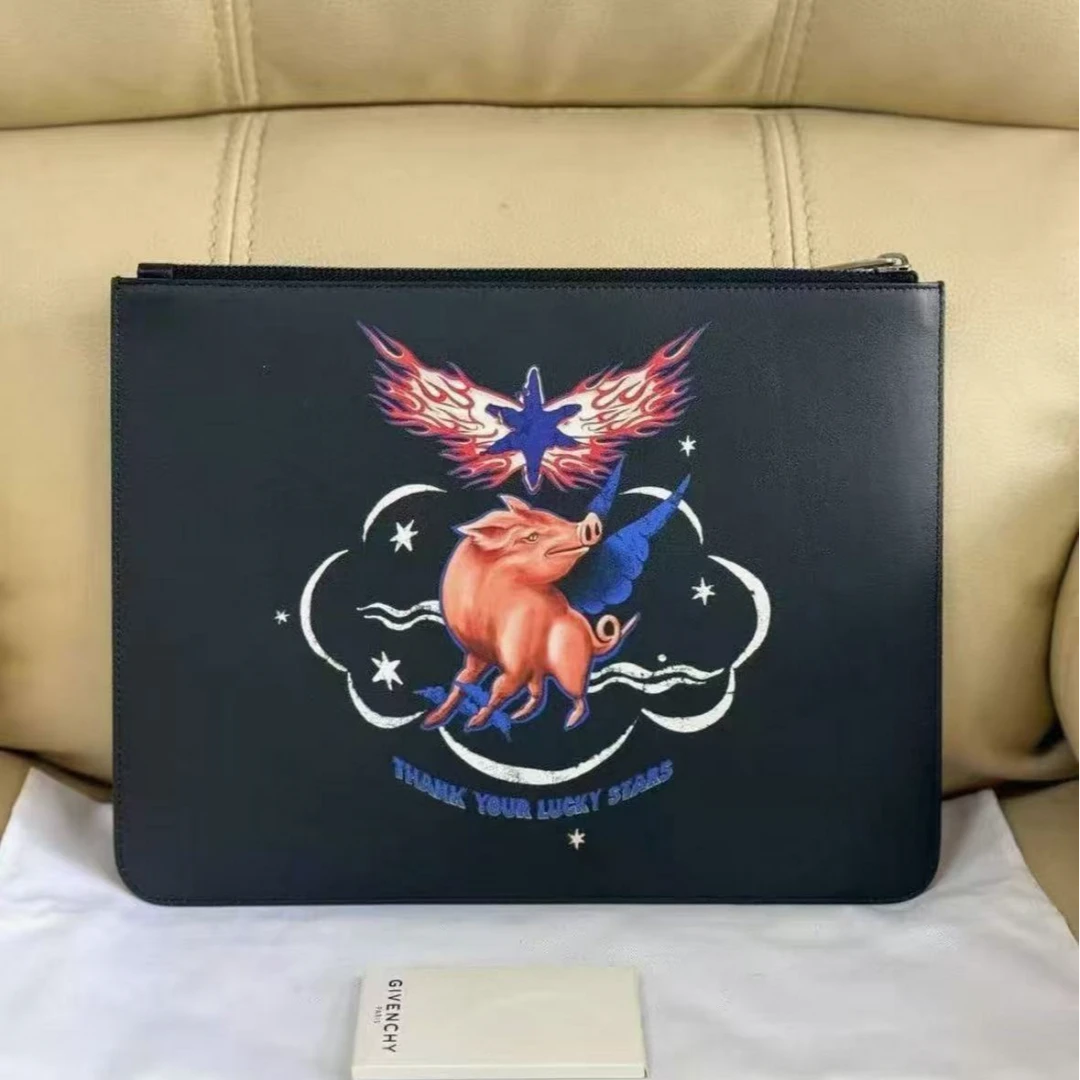 99新 Givenchy/纪梵希  GIVENCHY纪梵希手拿包黑色