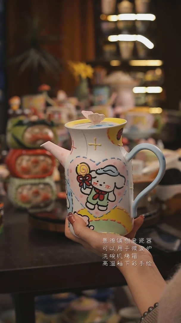 景德镇釉下彩绘设计师款式陶瓷