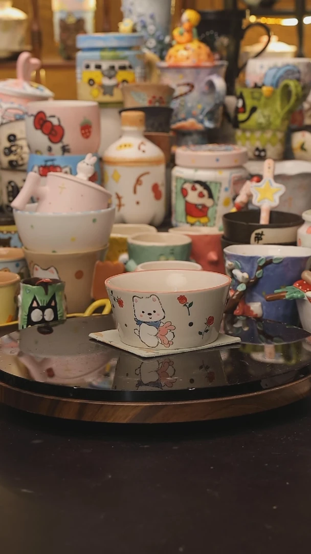 景德镇釉下彩绘设计师款式陶瓷
