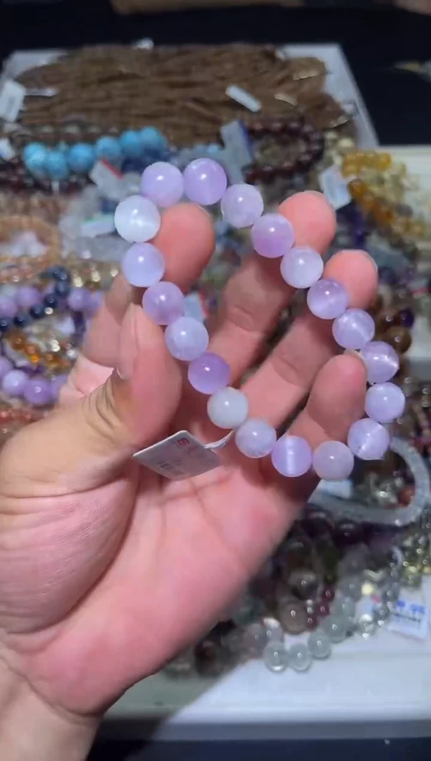 未镶嵌锂辉石手串L31-多样性发其一