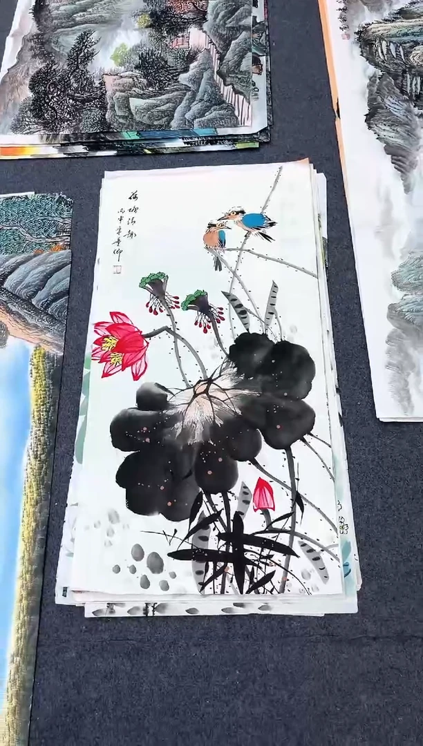 国画明月轩的直播间8