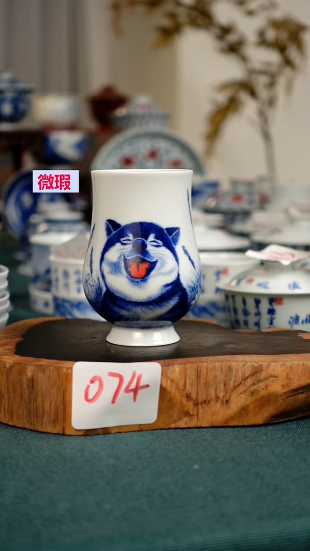 杯074全手工手绘茶器