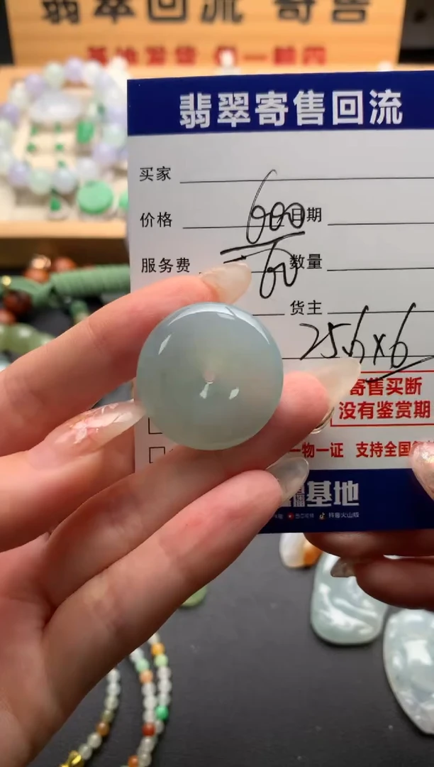 翡翠未镶嵌颈饰10137293