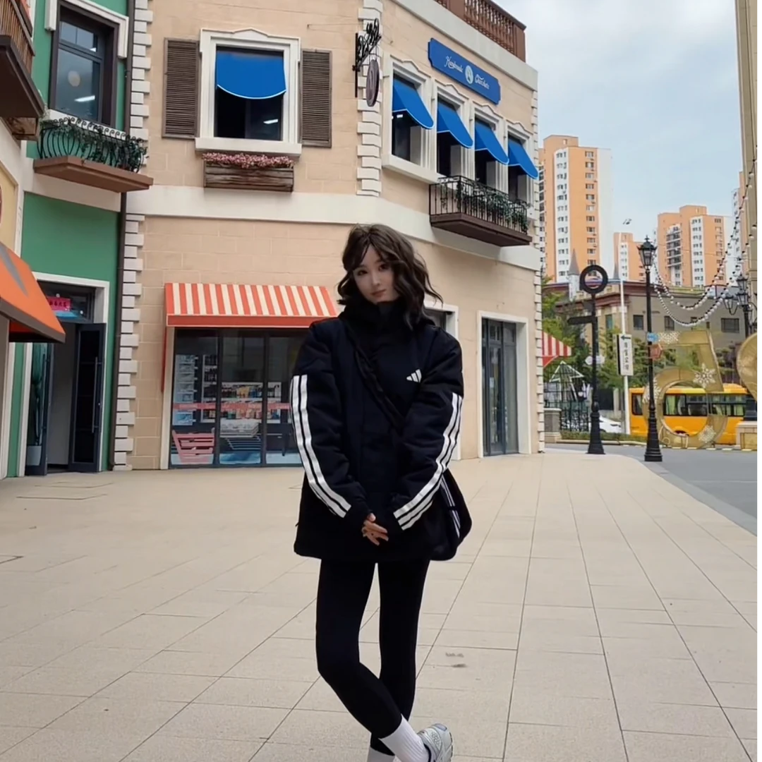 adidas阿迪达斯中性运动休闲棉服外套JY8303