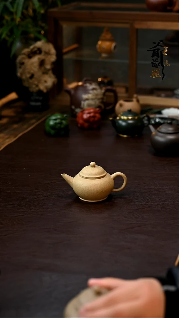 茶壶紫砂宜兴紫砂壶老壶水平梨皮段泥