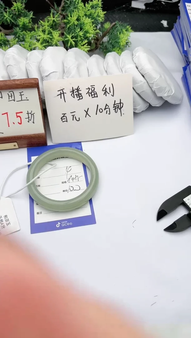 【闪购商品】和田玉手镯未镶嵌 碧玉轩04