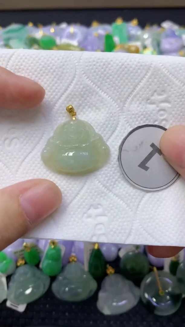 颈饰未镶嵌翡翠天然缅甸翡翠A货