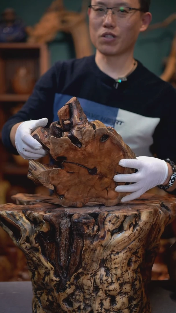 【闪购商品】枣木雷击枣木底座