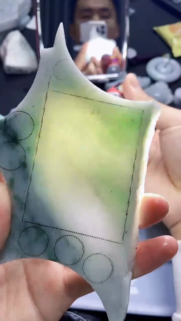 裸石翡翠天然缅甸A货【海】14