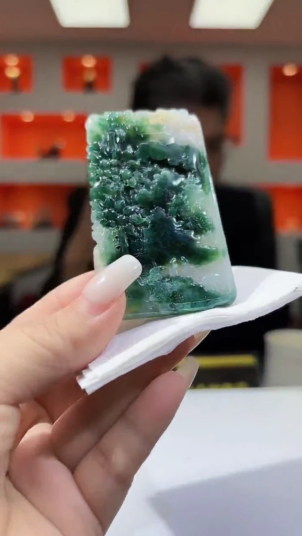 未镶嵌定制翡翠 09/1128/C/山水