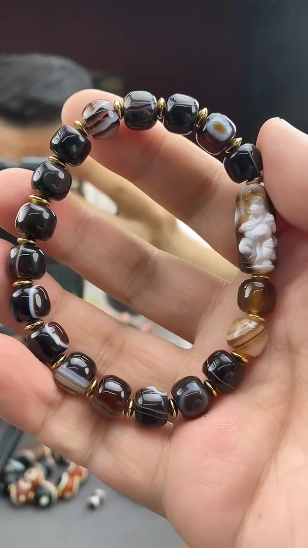 未镶嵌颈饰玛瑙/玉髓-0724 -24