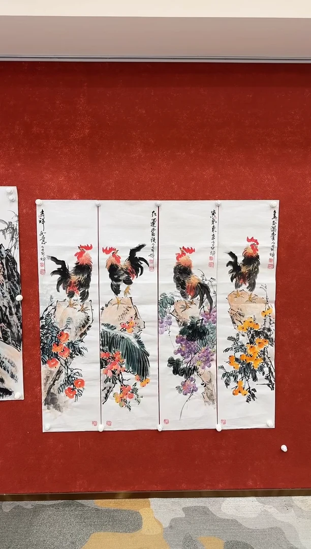 国画9.15-珍品-颜新辉-四条屏-46