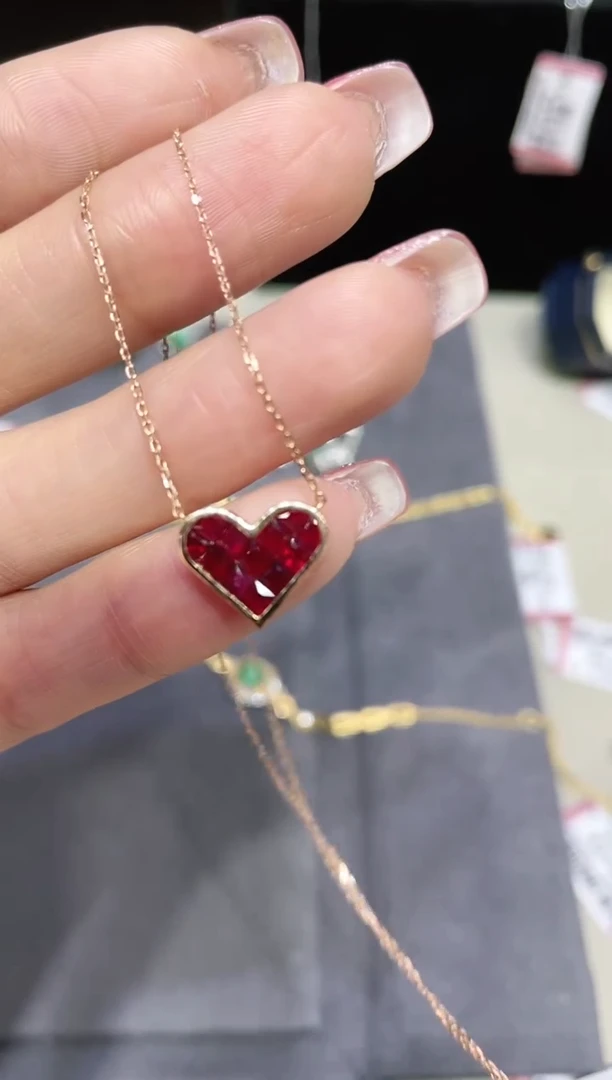 【闪购商品】红宝石项链18K金镶嵌·