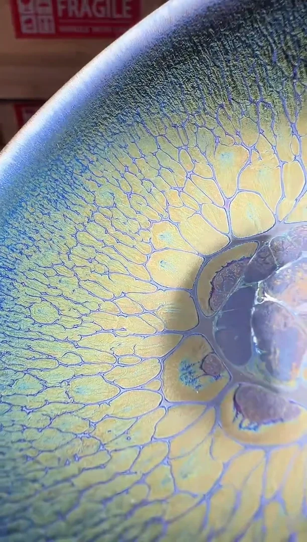 茶盏彩蝶盏三疯建盏茶器