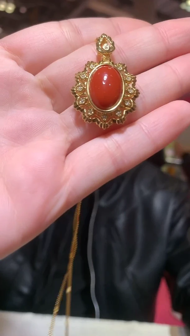 吊坠(赠链)合金南红玛瑙【宝石世家严选】