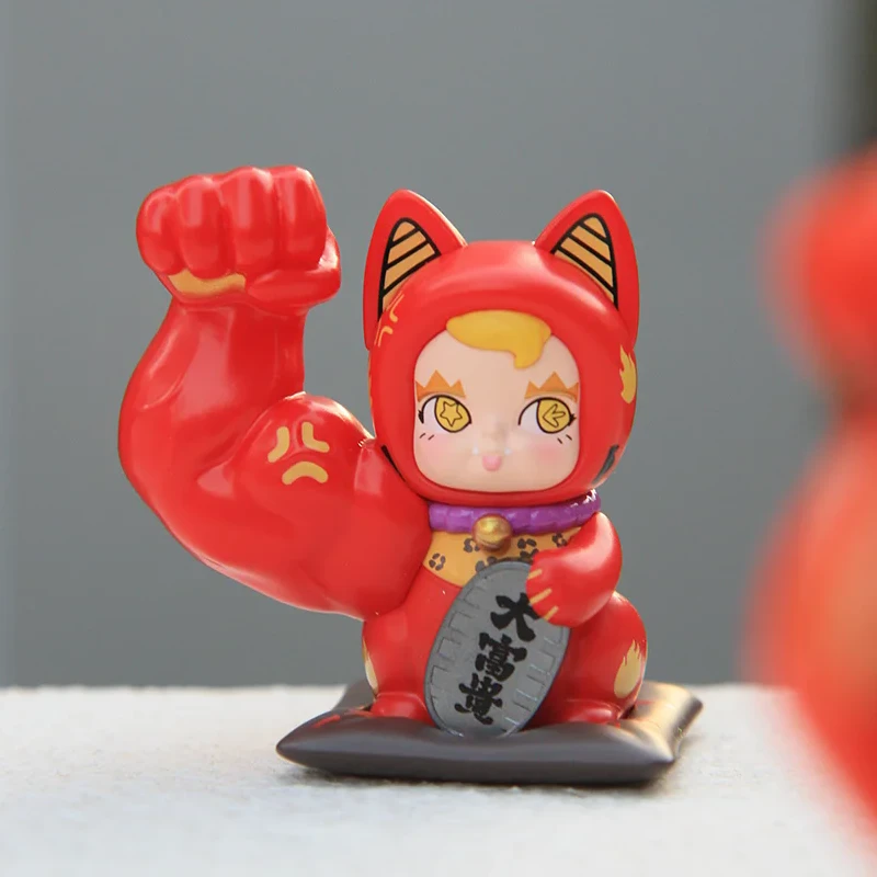 【拆盒不退不h】SAMSAM森森大力招财猫系列盲盒摆件潮玩手办公礼物