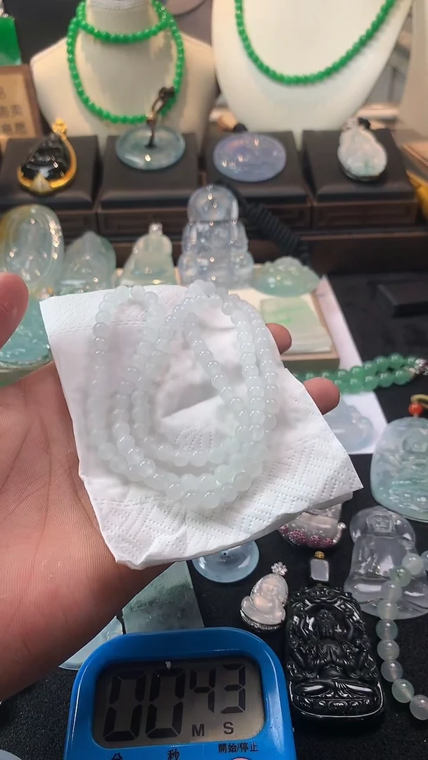 未镶嵌定制翡翠纯**～  5044毛货不退不换