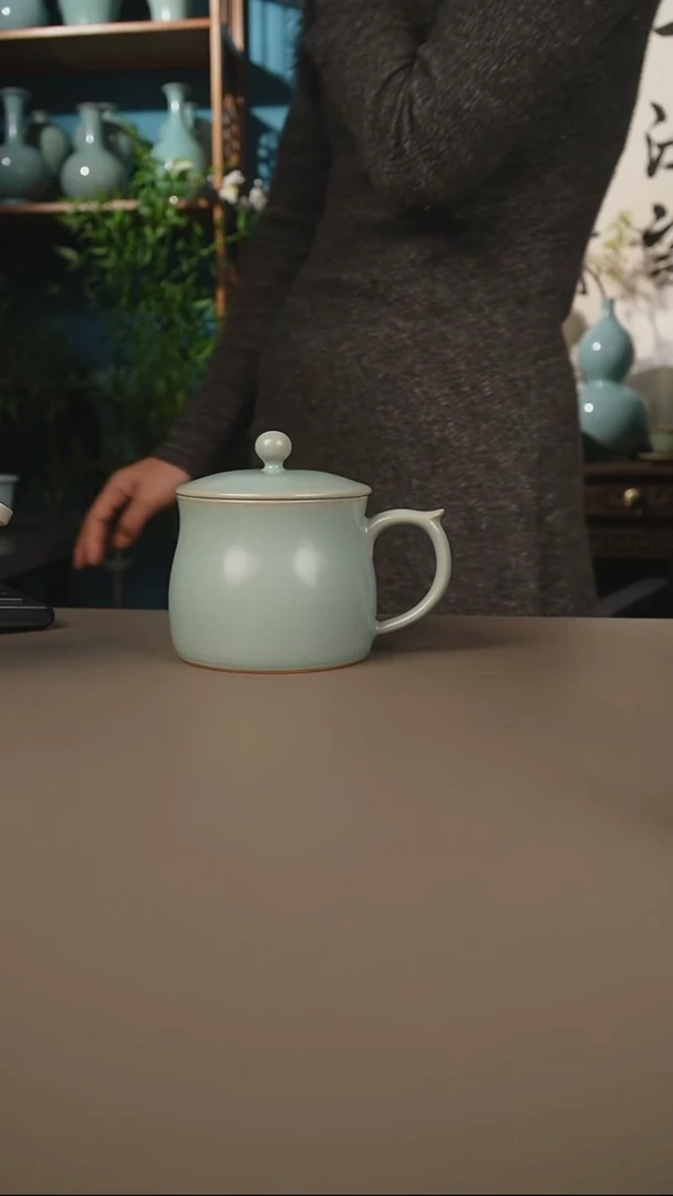 仿古办公杯微暇