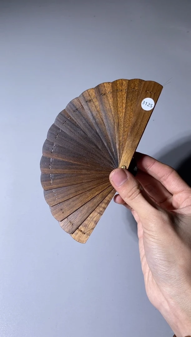 【闪购商品】金丝楠312号10cm金丝楠木小叶桢楠掌中扇