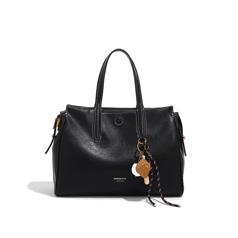 【宠粉福利】2025新款单肩斜挎手提女包拼手速库存一单24188-黑色