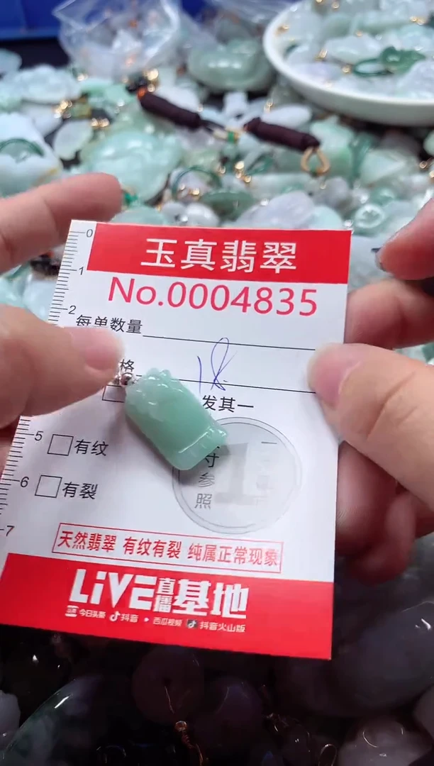 吊坠(不含链)未镶嵌翡翠4835