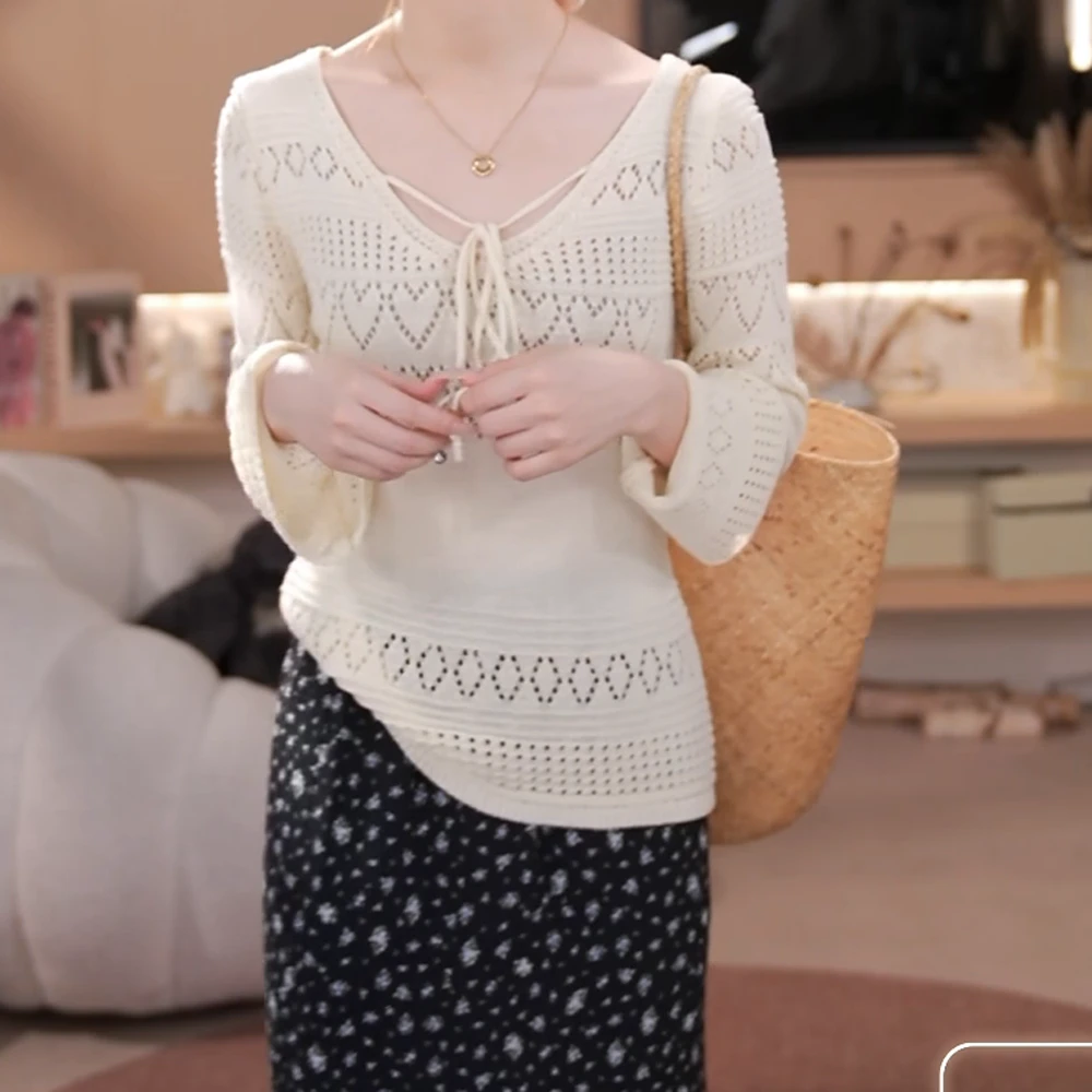 杏黄苹莉设计感百搭时尚套装女2025春季新款防晒罩衫碎花裙两件套