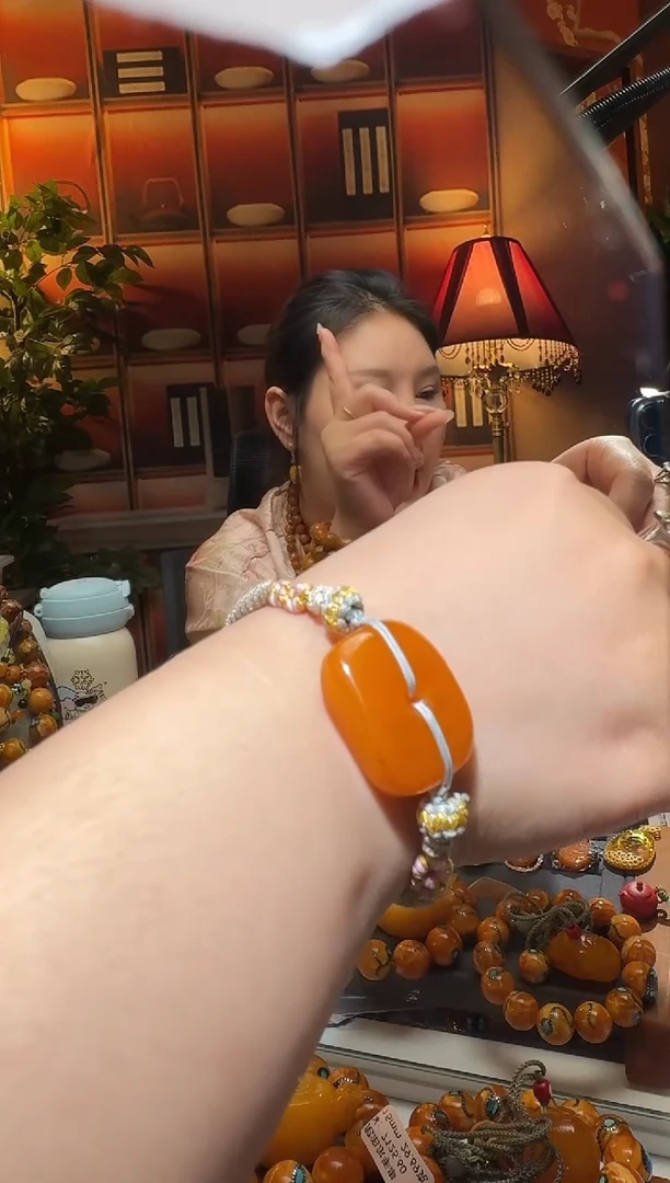 蜜蜡颈饰未镶嵌0874天然蜜蜡珠宝奇石全都保真