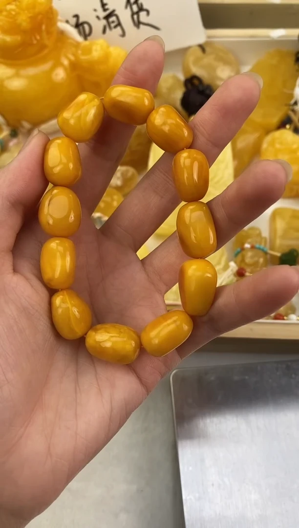 裸石琥珀未镶嵌天然琥珀蜜蜡