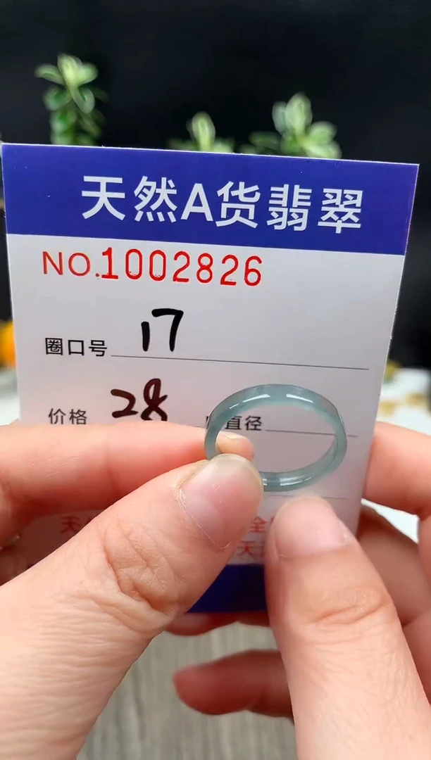 未镶嵌戒指翡翠花****17#