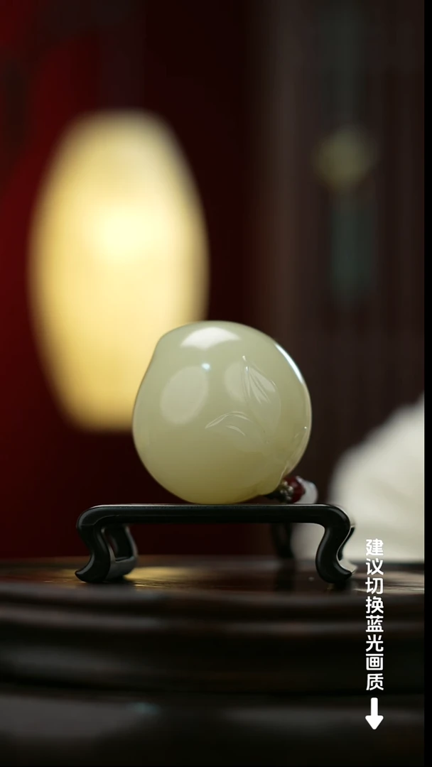 玉【桃子】天然玉手把件