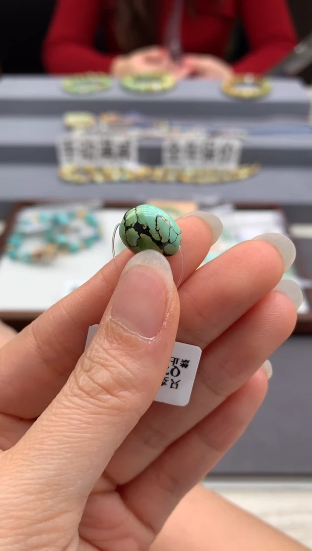 未镶嵌绿松石单珠茜 w149