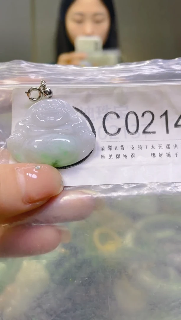 翡翠未镶嵌颈饰/C/翡翠A货一图一物