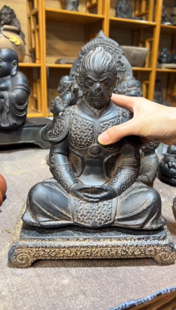 陶土大悟空+小江枫底座