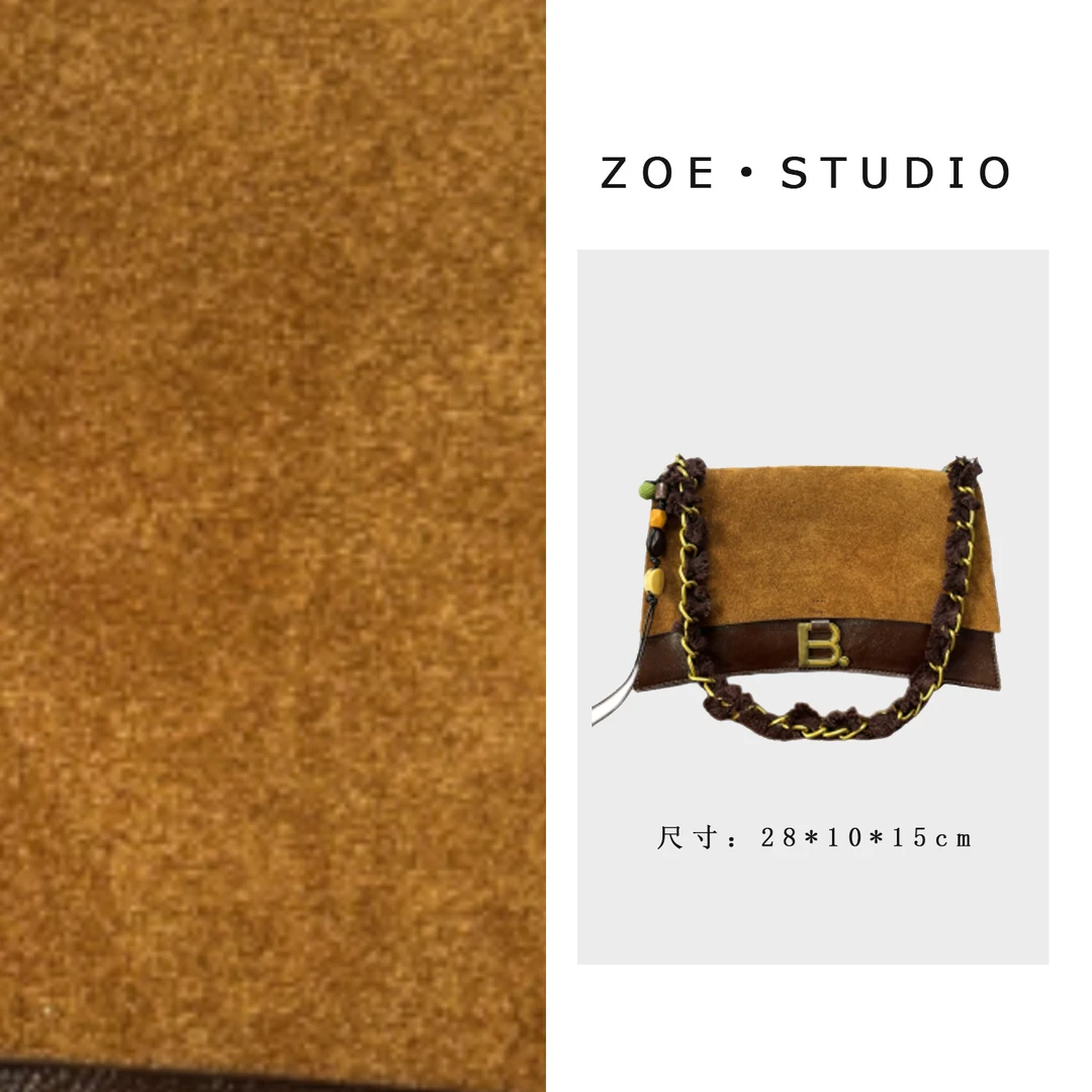 【佐伊甄选】SD-5779-漫步巴黎棕轻奢女士时尚潮流百搭斜挎包轻奢