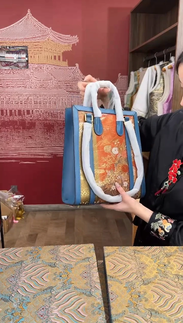 【闪购商品】刺绣非遗  手工西阵织包包