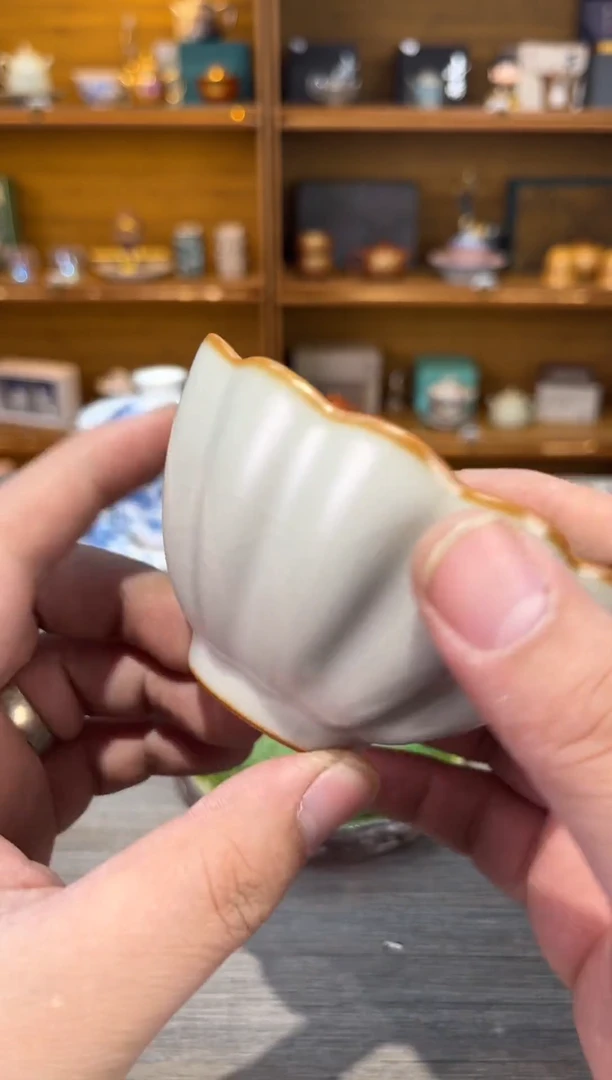 【闪购商品】黄莲花杯茶具茶具