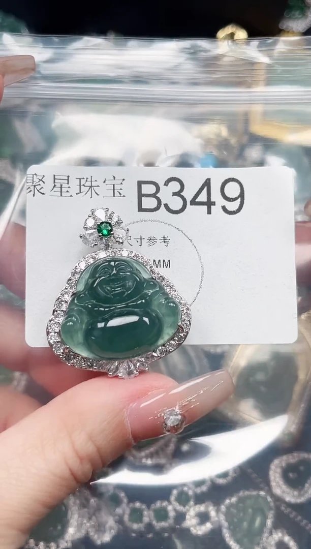 【闪购商品】翡翠颈饰未镶嵌赠皮绳349