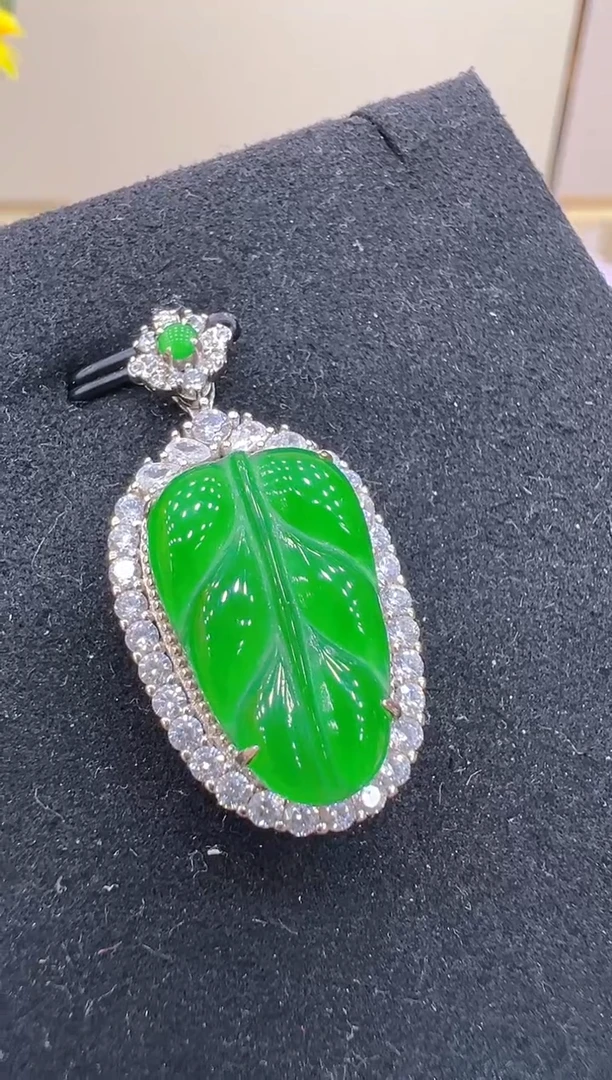 吊坠(不含链)银S925镶嵌翡翠多样性团购发一件