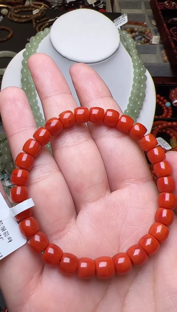 未镶嵌手链南红玛瑙南红单圈手串