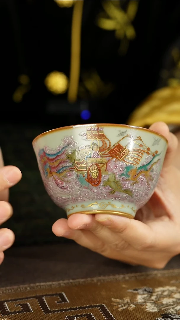 泓*善窑厂汝窑杯