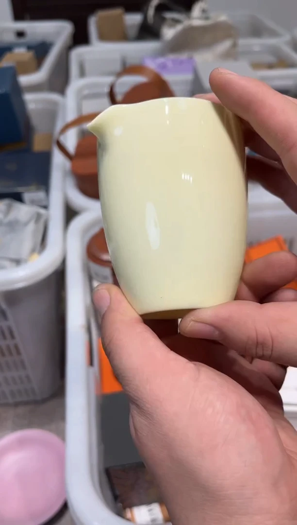 黄色公杯茶具茶具茶具