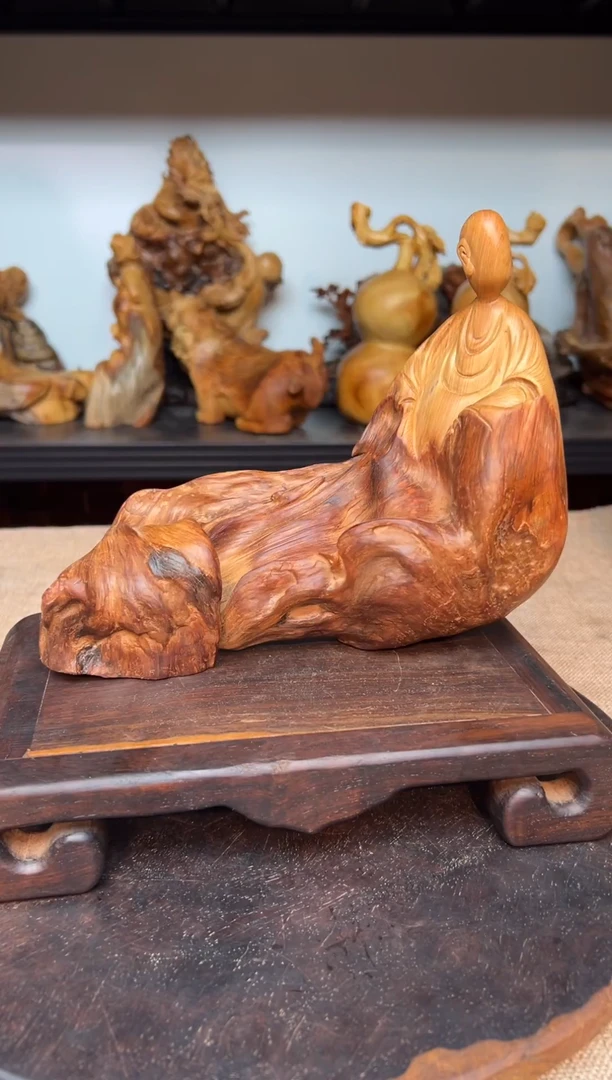 柏木（崖柏）崖柏雕刻件