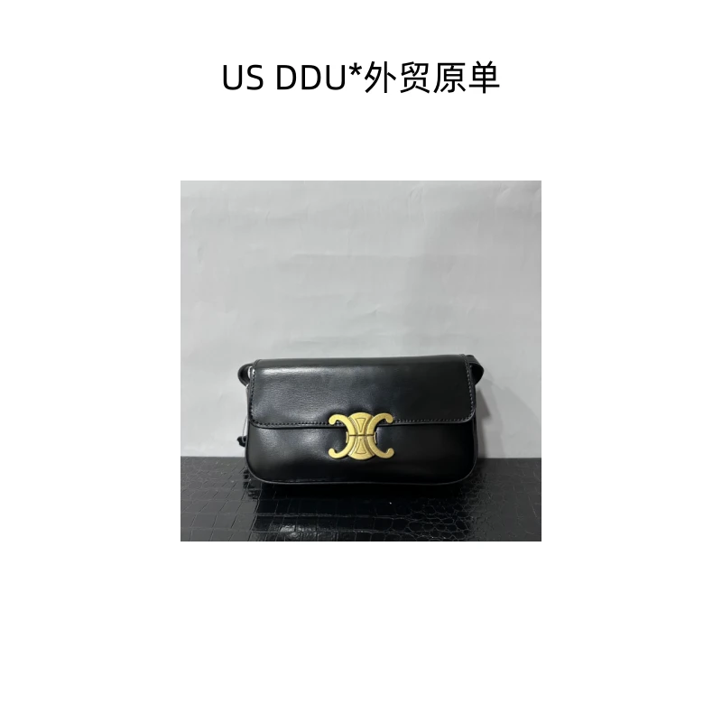 凯 黑色腋下黑金法棍单肩包 6001/D035