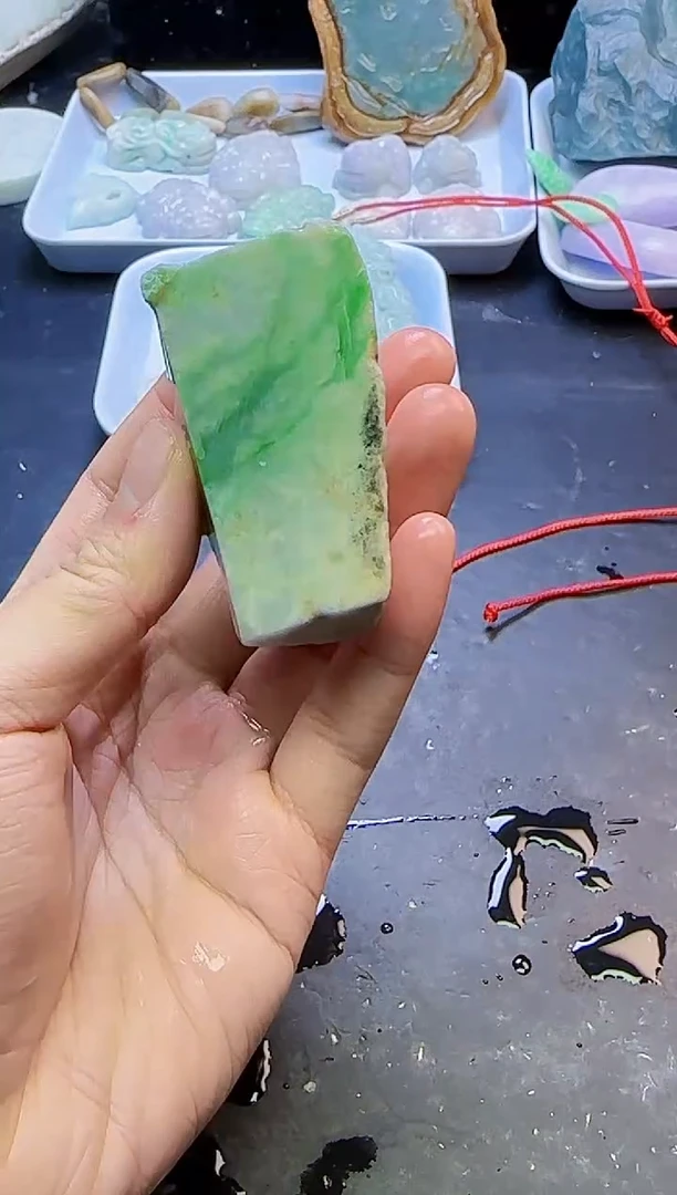 颈饰未镶嵌翡翠003天然缅甸A货翡翠