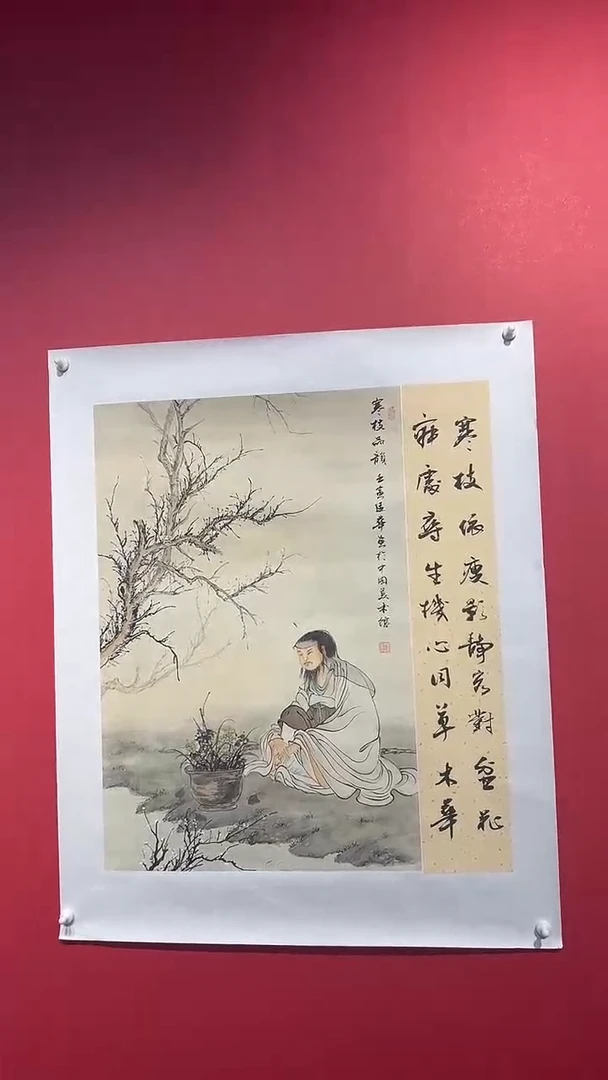 国画经典国画宣纸手绘2.7平尺