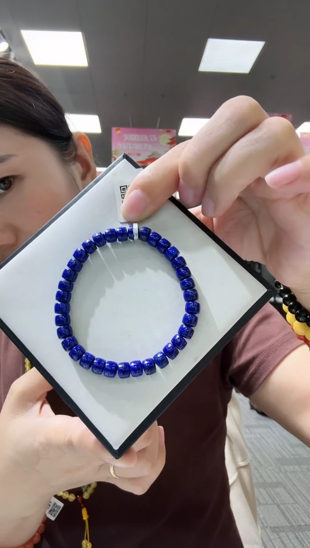 未镶嵌青金石手链优5665 约6mm